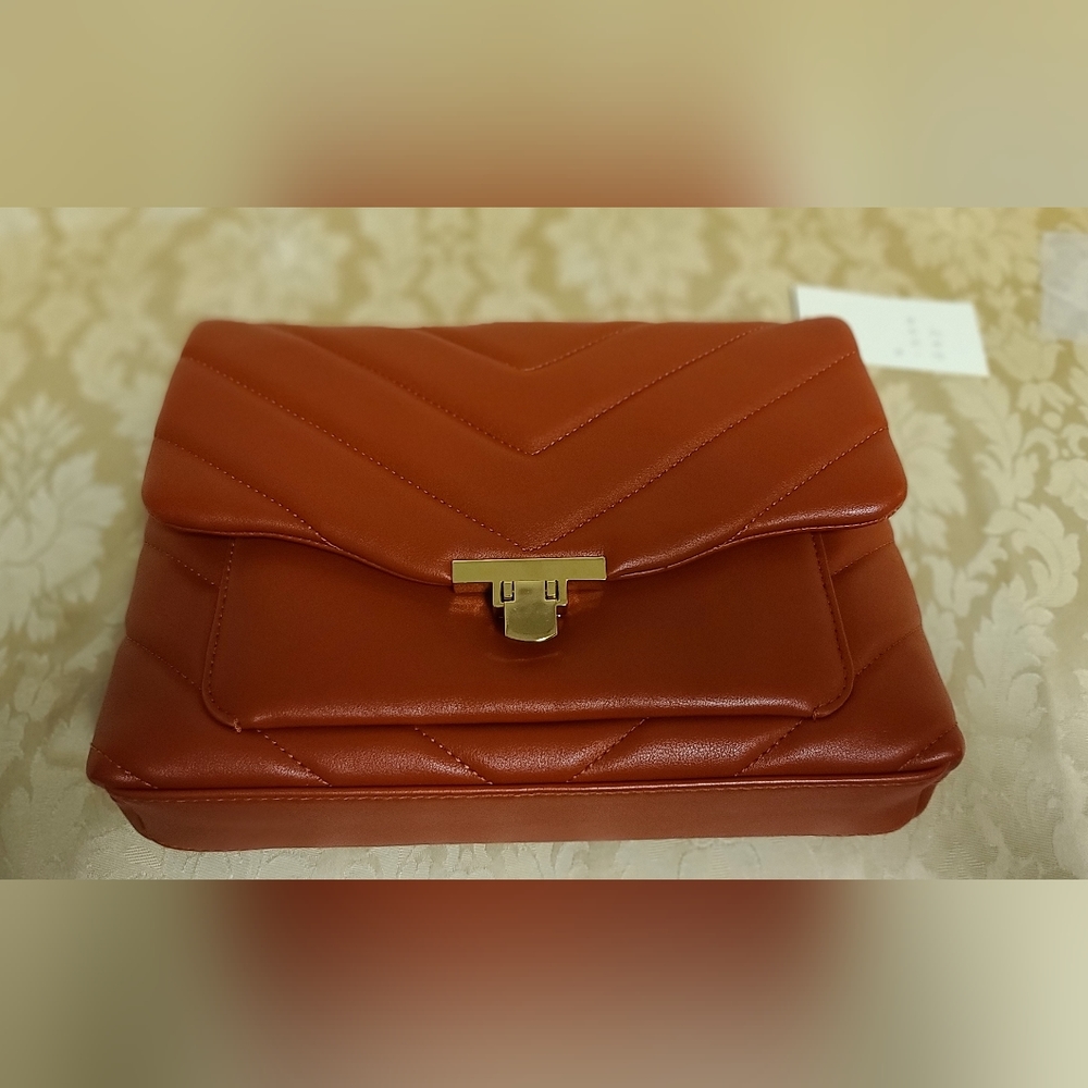 A New Day Quilted Satchel Handbag NWT